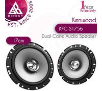 Kenwood KFC-S1756 17cm Dual Cone Car Door Audio Speaker│Stage Sound Series│250W