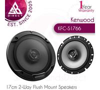 Kenwood KFC-S1766 17cm 2-Way Car Coaxial Speaker System│300W Peak Power