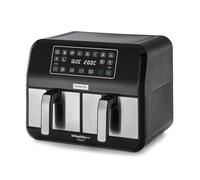 Kenwood kHealthy Twin HFM20.000MB, Double Air Fryer Oven With 8L Total Capacity, Separate Cooking, 35-200°, Max Crisp, Sync Function, 8 Presets, Adjustable Temperature Control, 1700W, Black