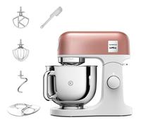 Kenwood kMix Editions KMX760API Kitchen Machine, 5 l Stainless Steel Bowl, Safe-Use Safety System, Metal Casing, 1000 Watts, incl. 3-Piece Patisserie Set and Splash Guard, Apricot Pink