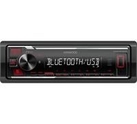 KENWOOD KMM BT209 Single Din Car Stereo Headunit with Bluetooth, USB, Alexa