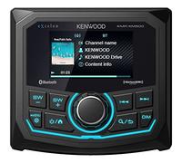 KENWOOD KMR-XM500 EXCELON Marine Guage Receiver Weatherproof, 2.7 Inch LCD, Built in Amplifer, Bluetooth, Digital Media MP3 Player, No CD Player, USB Port, AM/FM/Weather Band Tuner, Rear Camera Input