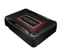 Kenwood KSC-PSW7EQ Active Compact Subwoofer with Active EQ (160 Watt Output Power, Class-D Amplifier, Aluminium Housing, Cable Remote Control)