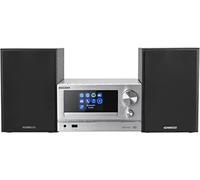 KENWOOD M-7000S Home Audio System, 2 x 30W, Silver, Wi-Fi, Bluetooth, CD, USB, DAB+/FM, Internet Radio, Spotify Connect, Podcast Player, Stereo Speakers