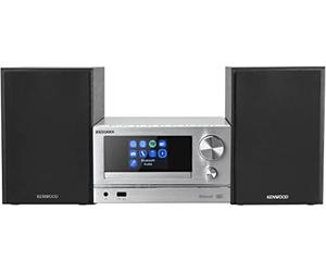KENWOOD M-7000S Home Audio System, 2 x 30W, Silver, Wi-Fi, Bluetooth, CD, USB, DAB+/FM, Internet Radio, Spotify Connect, Podcast Player, Stereo Speakers