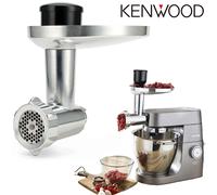 Kenwood Mincer Attachment for Chef Mixers - Meat Grinder, Sausage & Kebb Maker