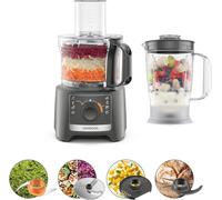 Kenwood MultiPro Compact Food Processor 800W 2.1L Bowl 1.2L Blender FDP31.170 GY