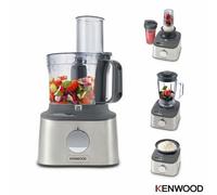 Kenwood Multipro Compact Plus Food Processor & Blender Fdm312Ss 800W, Digital Scales, Dual Whisk, 2.1L Bowl