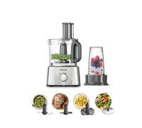 Kenwood MultiPro Express FDP65.180SI With 6 Accessories - Silver