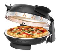 Kenwood My Pizzeria - Electric Pizza Oven, Indoor Pizza Maker, 400°C Dual Heating, Ready in Just 4 Minutes, Removable 30cm Stone, Includes 2 Peels, Timer, 1500W, Black (KPO10.000BK)