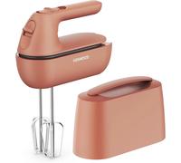Kenwood QuickMix Go Electric Hand Mixer Beaters Kneader 350W 5 Speed Slider Red