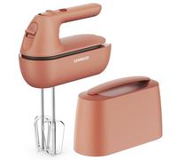 HMP40.000RD QuickMix Go Hand Mixer with Kneaders - Clay Red