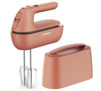 Kenwood QuickMix Go HMP40.000RD, Portable Hand Mixer with Integrated Carrying Case, SureEject Release, Stainles Steel Beater and Kneaders Included
