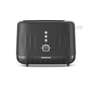 Kenwood Ripple Toaster TCP06.000BK, 2 Slot Toaster with 7 Browning Settings, Reheat, Defrost and Cancel Functions, Pull Crumb Tray, Cord Storage, 850W, Midnight Black