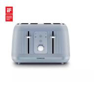 Kenwood Dawn 4 Slice Toaster, Wide Slots, High-Lift Eject, Cord Storage, Stone Blue - TFP09.000BL