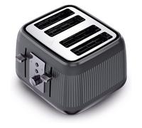 Kenwood Dusk Toaster, 4 Slot Toaster, Reheat, 5 Browning Settings, Defrost and Cancel Functions, Pull Crumb Tray, TFP30.000GY, 1800W, Slate Grey