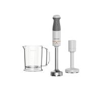 Kenwood Triblade Hand Blender, Mixer with Anti-Splash, Masher Attachment and BPA-Free Plastic Beaker, HBM40.004WH, Dishwasher Safe, 850W, White