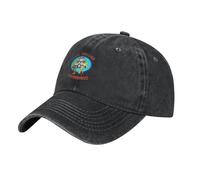 kenwozi Los Pollos Hermanos Adjustable Washed Soft Cotton Unisex Mens Cap Black