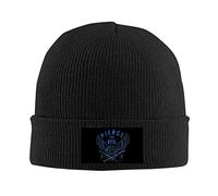 kenwozi Personalized Pierce The Veil Logo Winter Warm Knit Cap Beanie Hat Black