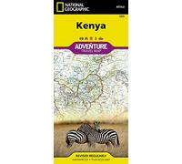 Kenya Adventure Map | National Geographic Travel Map | Waterproof & Tear-Resistant | Safari Parks, Roads, Cities & Terrain | GPS-Ready Road & Wildlife ... Map (National Geographic Adventure Map)