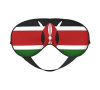 Kenya Flag 9 Kenya Flag Sleep Masks Adjustable Strap Soft Eye Mask for Women Men Travel Work Home
