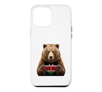 Kenya Flag Heart Pride Country Heritage Bear Kenyan Case for iPhone 12 Pro Max