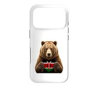 Kenya Flag Heart Pride Country Heritage Bear Kenyan Case for iPhone 17 Pro