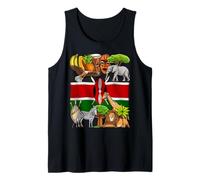 Kenya Flag Kenyan Roots Kenyan Pride Kenyan Heritage Tank Top