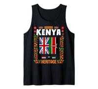 Kenya Flag Outfit Idea for Kids Kenya Food Kenyan Heritage Tank Top