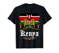 Kenya Flag Outfit Idea For Women & Kenyan Flag Themed T-Shirt