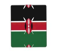 Kenya Flag Print Vertical Office Desk Mat Machine Washable Hand Washable Desk Mat for Home Gaming Writing