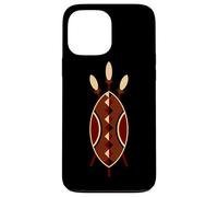Kenya Maasai Shield Kenyan Tribe Case for iPhone 13 Pro Max
