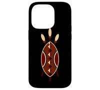 Kenya Maasai Shield Kenyan Tribe Case for iPhone 14 Pro