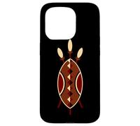 Kenya Maasai Shield Kenyan Tribe Case for iPhone 15 Pro