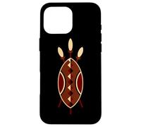 Kenya Maasai Shield Kenyan Tribe Case for iPhone 16 Pro Max