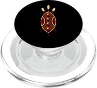 Kenya Maasai Shield Kenyan Tribe PopSockets PopGrip for MagSafe