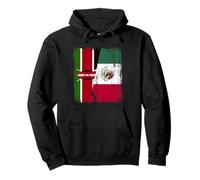 Kenya Mexico Half Flag Kenyan Mexican Heritage Pullover Hoodie