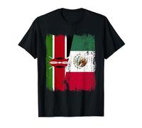 Kenya Mexico Half Flag Kenyan Mexican Heritage T-Shirt
