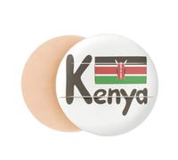 Kenya National Flag Black Pattern Air Cushion Makeup Foundation Sponge Powder Puff