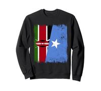 Kenya Somalia Half Flag Kenyan Somali Pride Sweatshirt