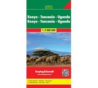 Kenya / Tanzania / Uganda f&b (r ) 1/2M: Wegenkaart 1:2 000 000