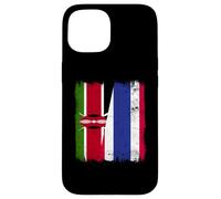 Kenya Thailand Half Flag Kenyan Thai Roots Case for iPhone 15