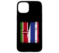 Kenya Thailand Half Flag Kenyan Thai Roots Case for iPhone 15 Plus