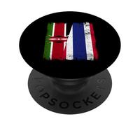 Kenya Thailand Half Flag Kenyan Thai Roots PopSockets Adhesive PopGrip