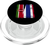 Kenya Thailand Half Flag Kenyan Thai Roots PopSockets PopGrip for MagSafe