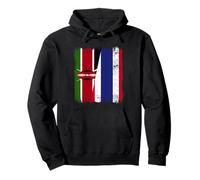 Kenya Thailand Half Flag Kenyan Thai Roots Pullover Hoodie
