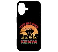 Kenyan Flag, Big Five Kenya Pride Wildlife Safari Case for iPhone 17