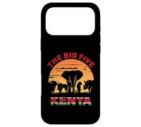 Kenyan Flag, Big Five Kenya Pride Wildlife Safari Case for iPhone 17 Pro Max