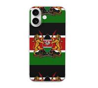 Kenyan Flag Coat of Arms Novelty Phone Cases Cover Compatible with iPhone 16/16 Plus/16 Pro/16 Pro Max/16 E
