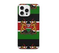 Kenyan Flag Coat of Arms Novelty Phone Cases Cover Compatible with iPhone 16/16 Plus/16 Pro/16 Pro Max/16 E